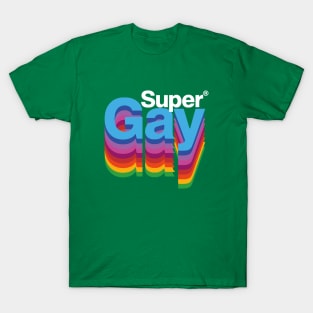 SuperGay branded (Rainbow logo) T-Shirt